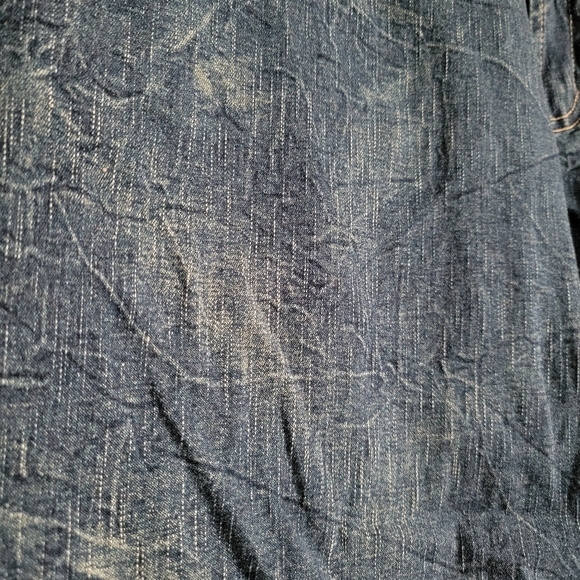 Vintage Wrinkle Effect Boot Cut Jeans - Picture 9 of 12